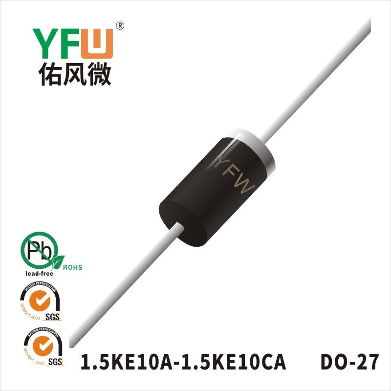 1.5KE10CA DO-27 TVS YFW diode Factory