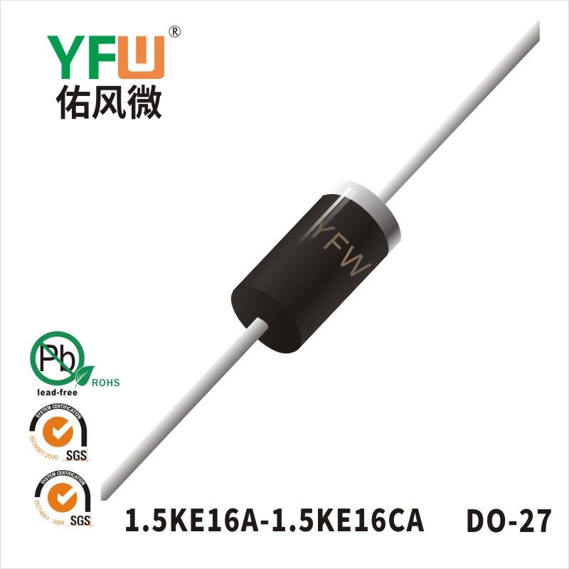 1.5KE16CA DO-27 TVS YFW diode Factory