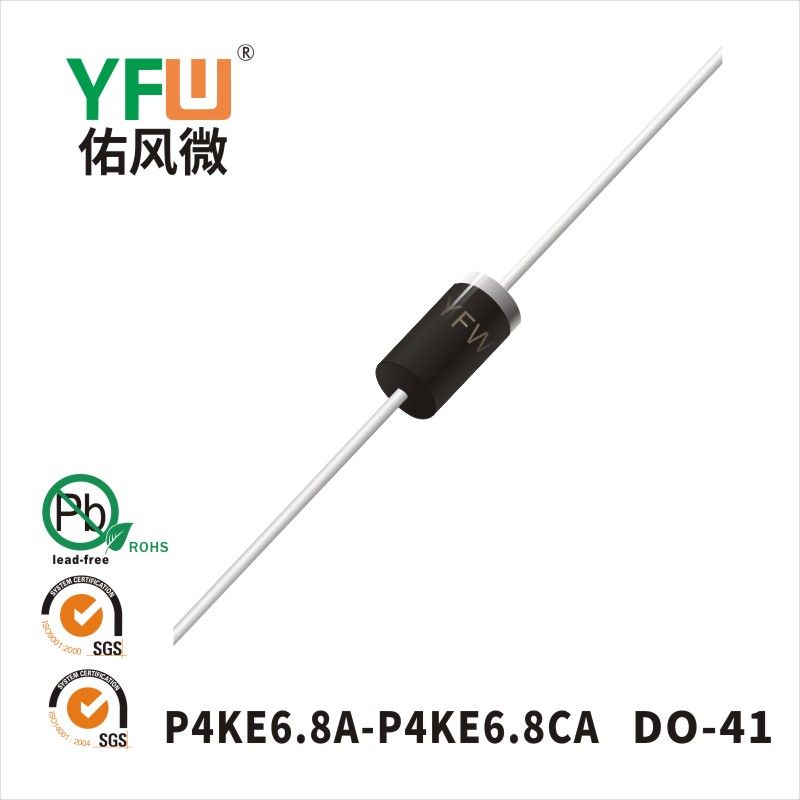 P4KE6.8CA DO-41 TVS YFW diode Factory