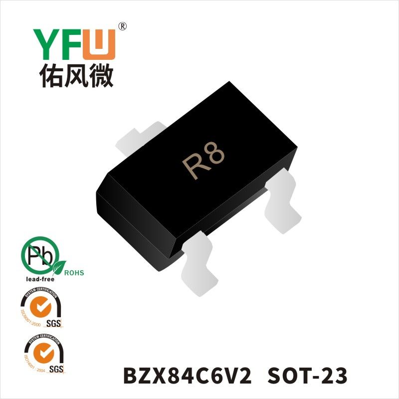 BZX84C6V2  SOT-23 Zener Diodes YFW diode Factory