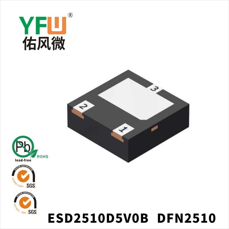 ESD2510D5V0B DFN2510 ESD Protection Diode YFW diode Factory