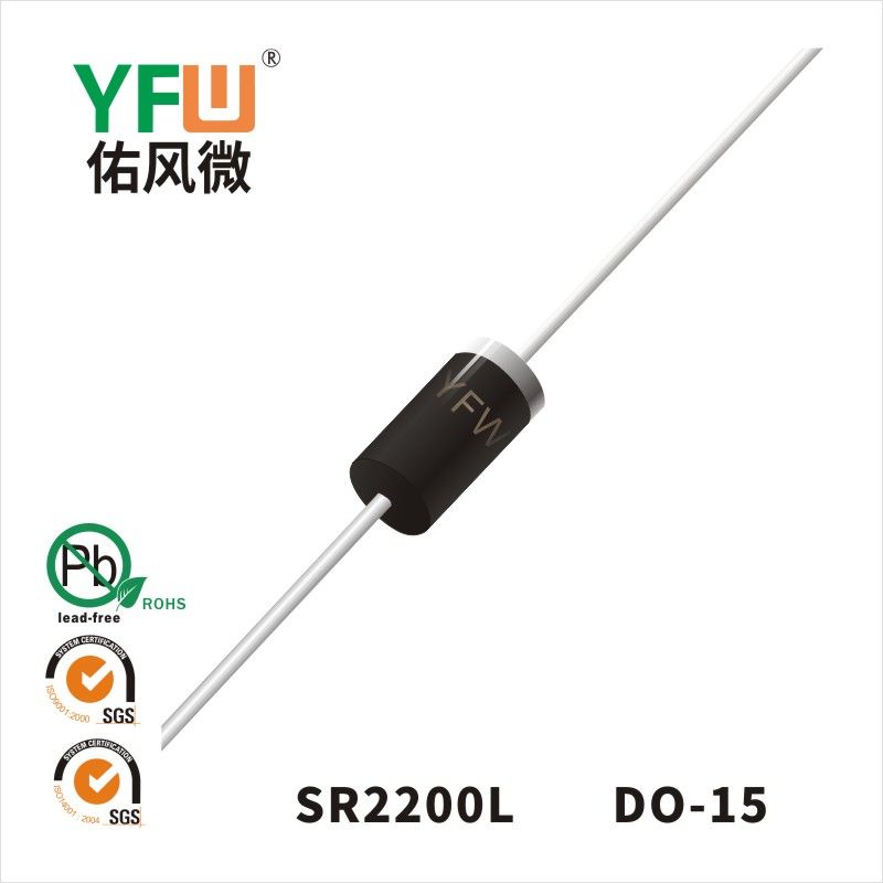 SR2200L   DO-15 Low VF Schottky Diode YFW diode Factory