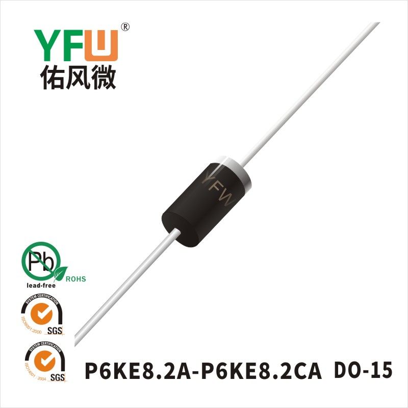 P6KE8.2CA  DO-15 TVS YFW diode Factory