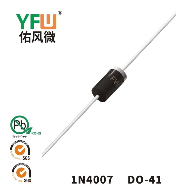 1N4007  DO-41 Standard Rectifier Diode YFW diode Factory