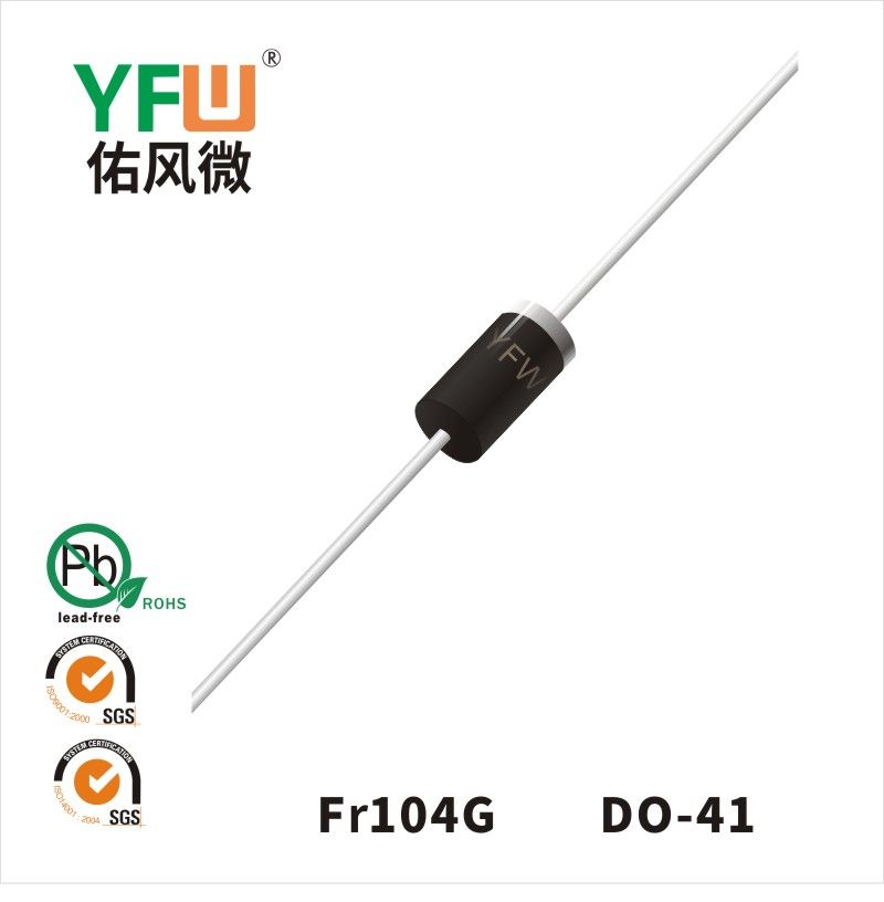 FR104G DO-41 Fast Recovery Rectifier Diode YFW diode Factory