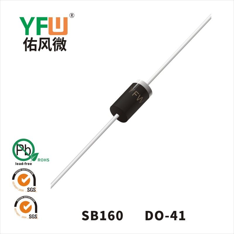 SB160  DO-41 Schottky Diode YFW diode Factory
