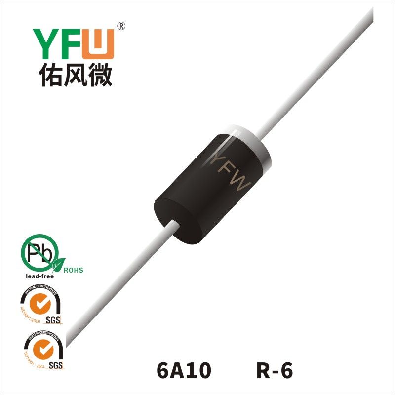 6A10 R-6 Standard Rectifier Diode YFW diode Factory