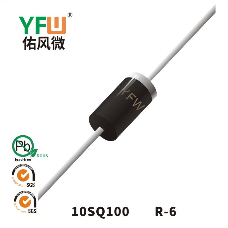 10SQ100 R-6 Schottky Diode YFW diode Factory