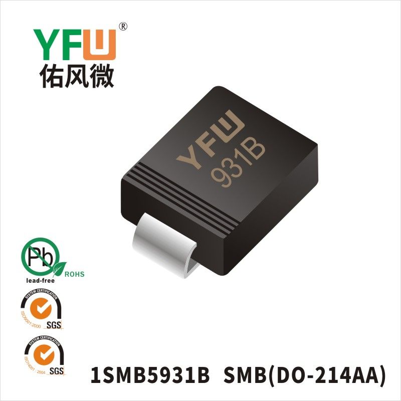 1SMB5931B SMB Zener Diodes YFW diode Factory