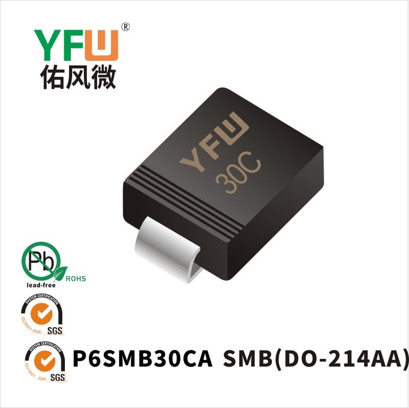 P6SMB30CA  SMB TVS YFW diode Factory