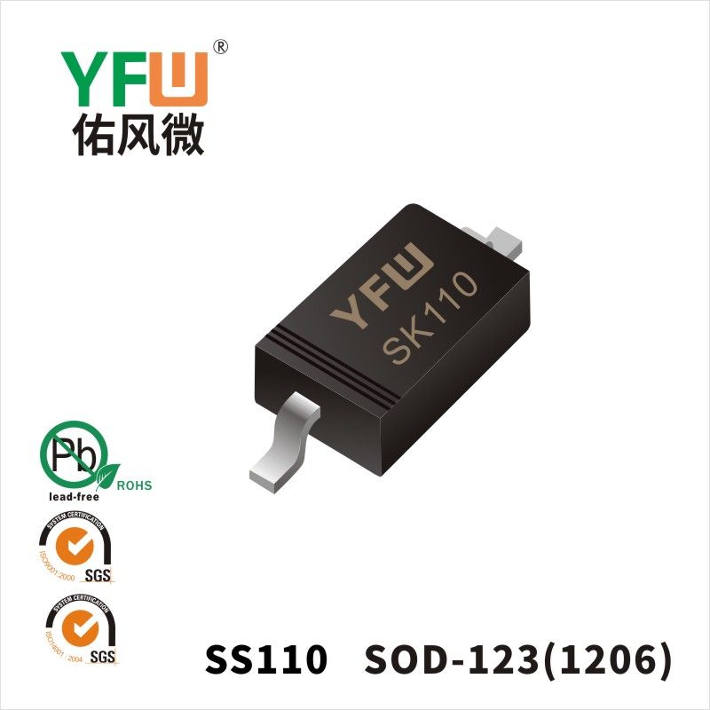 SS110  SOD-123(1206) Schottky Diode YFW diode Factory