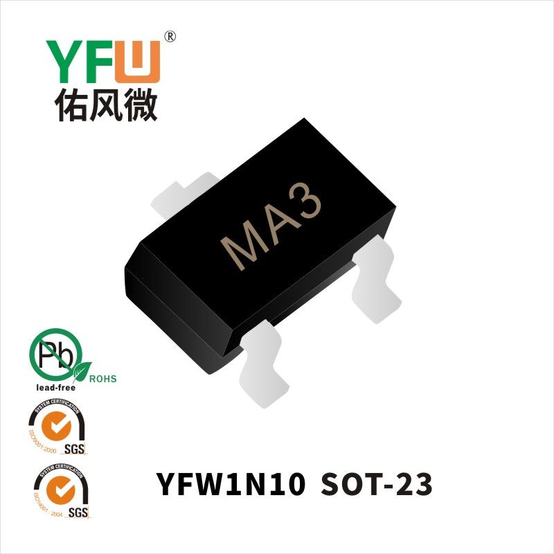 YFW1N10  SOT-23  MOSFET YFW diode Factory