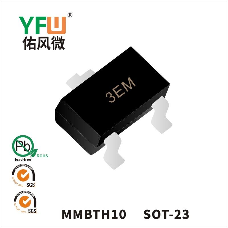 MMBTH10  SOT-23  Small Signal Transistors YFW diode Factory