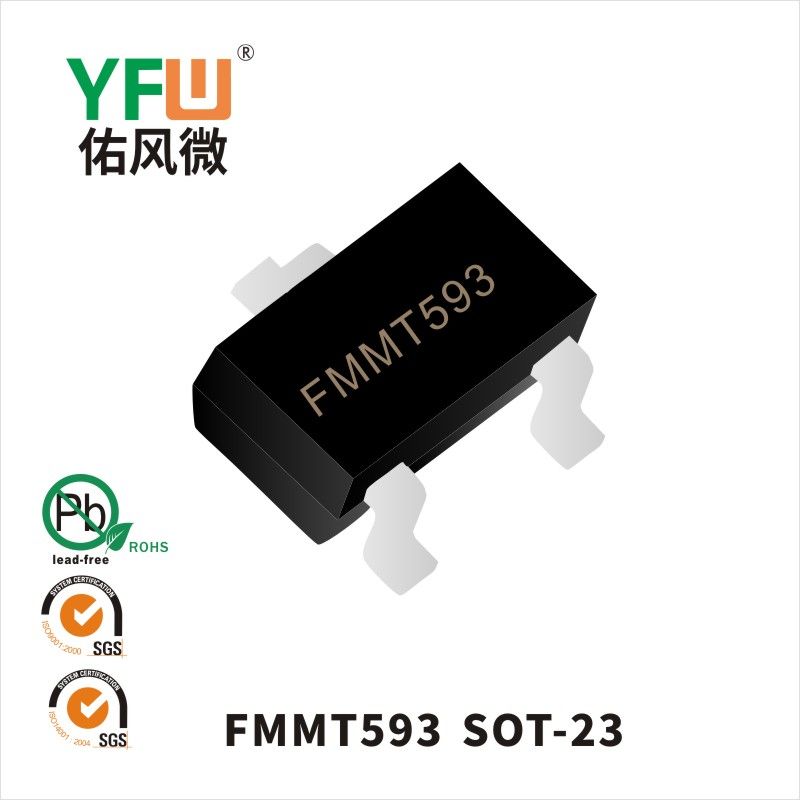 FMMT593  SOT-23  Small Signal Transistors YFW diode Factory