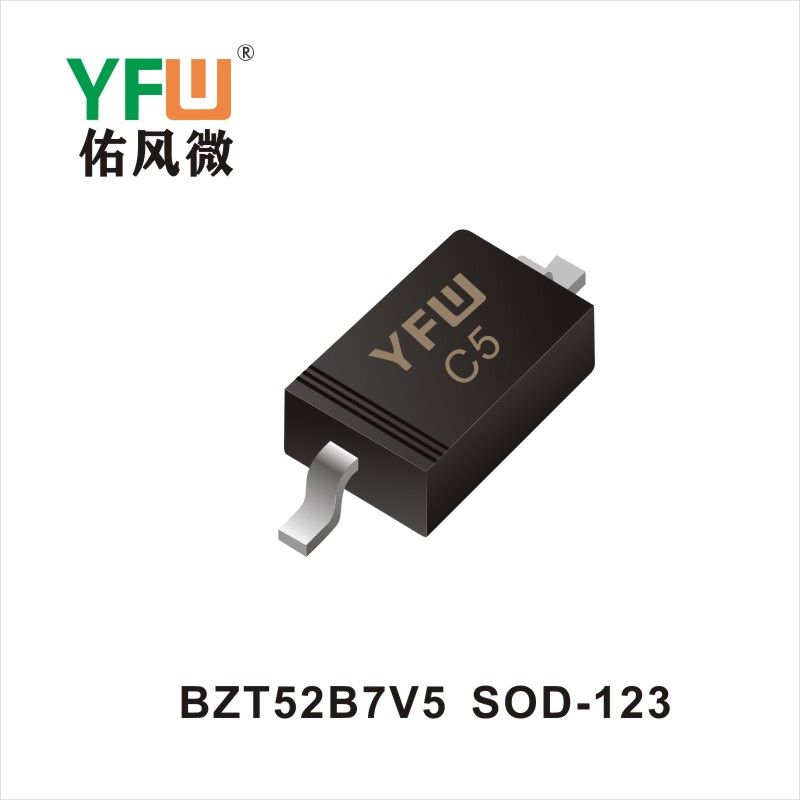 BZT52B7V5  SOD-123  Zener Diodes YFW diode Factory
