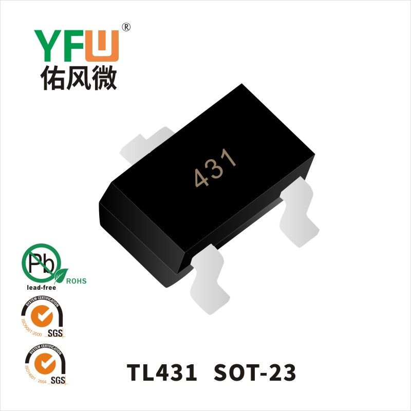 TL431  SOT-23  Three-Terminal Voltage Regulator YFW diode Factory