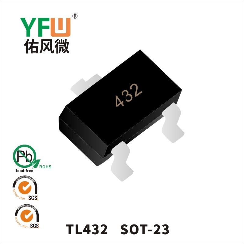 TL432  SOT-23  Three-Terminal Voltage Regulator YFW diode Factory