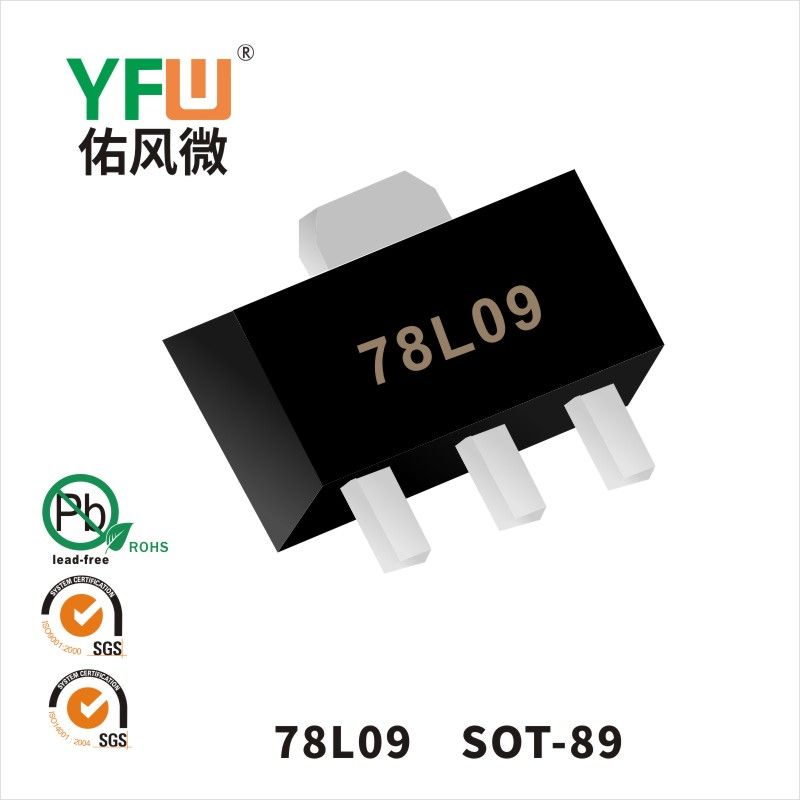 78L09   SOT-89  Three-Terminal Voltage Regulator YFW diode Factory