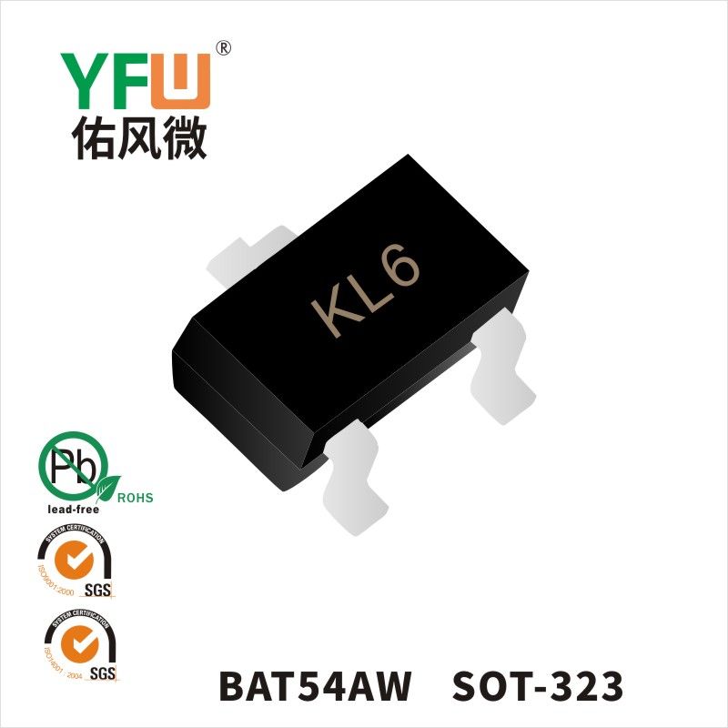 BAT54AW  SOT-323  Schottky Diode YFW diode Factory