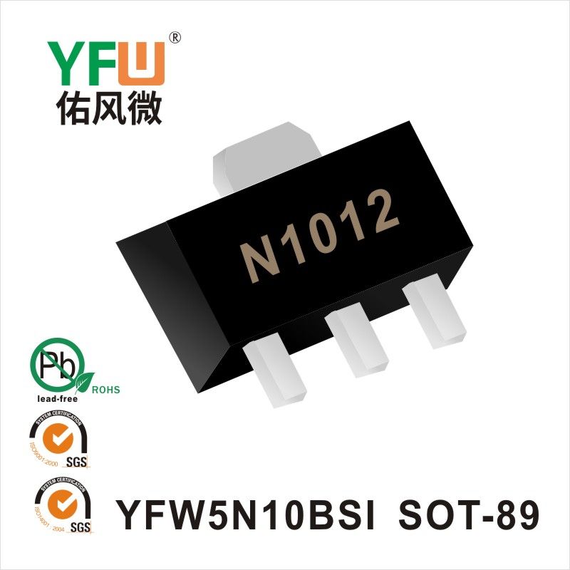YFW5N10BSI   SOT-89  MOSFET  YFW diode Factory
