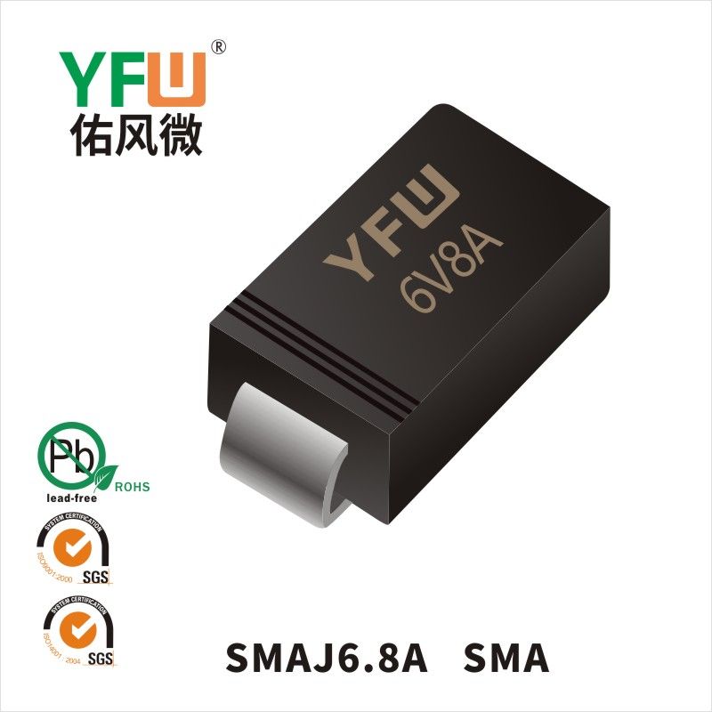 SMAJ6.8A(CA)  SMA TVS  YFW diode Factory